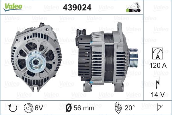 Valeo 439024 - Alternator furqanavto.az