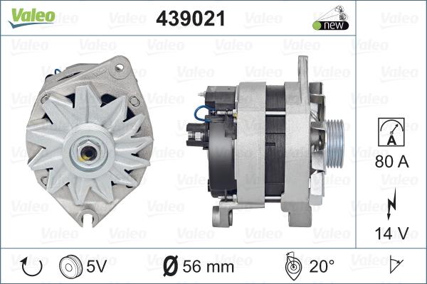 Valeo 439021 - Alternator furqanavto.az