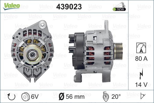 Valeo 439023 - Alternator furqanavto.az