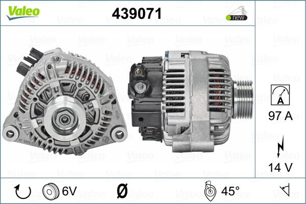 Valeo 439071 - Alternator furqanavto.az