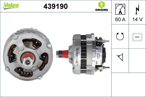 Valeo 439190 - Alternator furqanavto.az