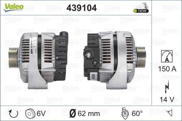 Valeo 439104 - Alternator furqanavto.az