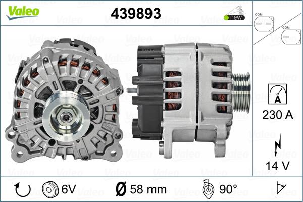 Valeo 439893 - Alternator furqanavto.az