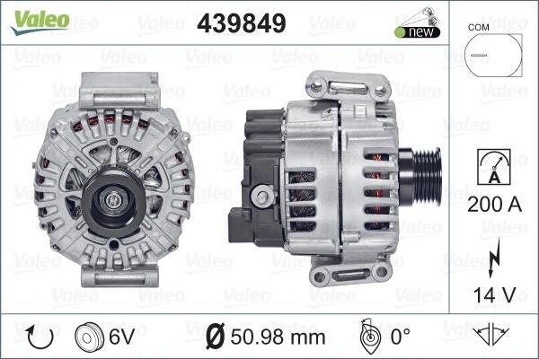 Valeo 439849 - Alternator furqanavto.az