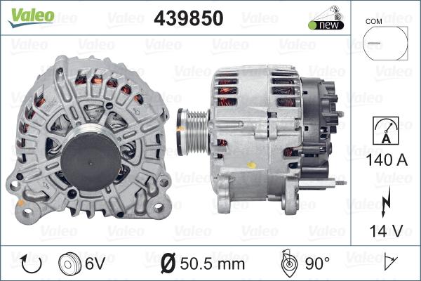 Valeo 439850 - Alternator furqanavto.az