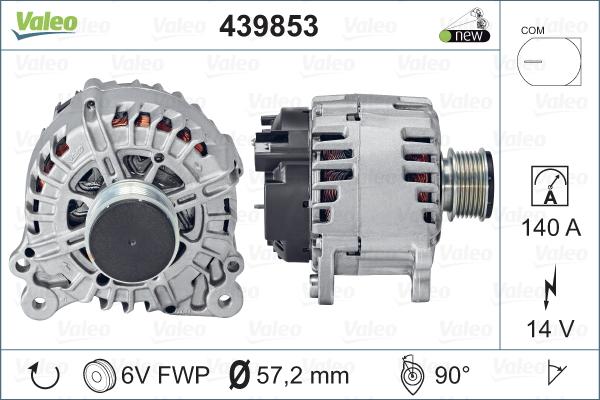 Valeo 439853 - Alternator furqanavto.az