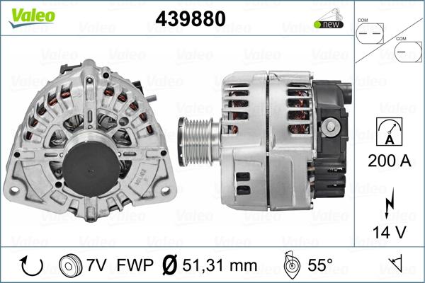 Valeo 439880 - Alternator furqanavto.az