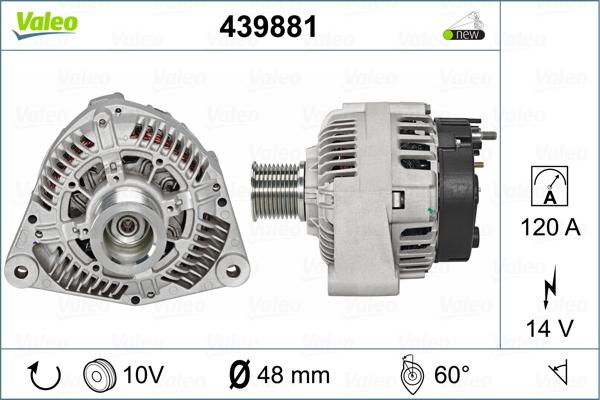 Valeo 439881 - Alternator furqanavto.az