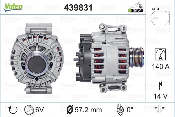 Valeo 439831 - Alternator furqanavto.az