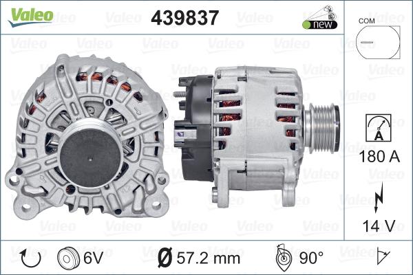 Valeo 439837 - Alternator furqanavto.az