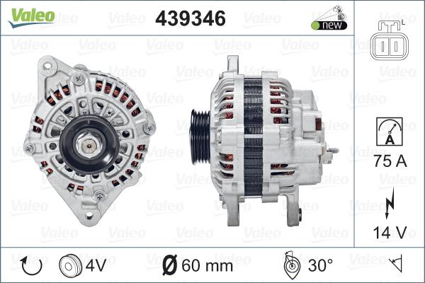 Valeo 439346 - Alternator furqanavto.az