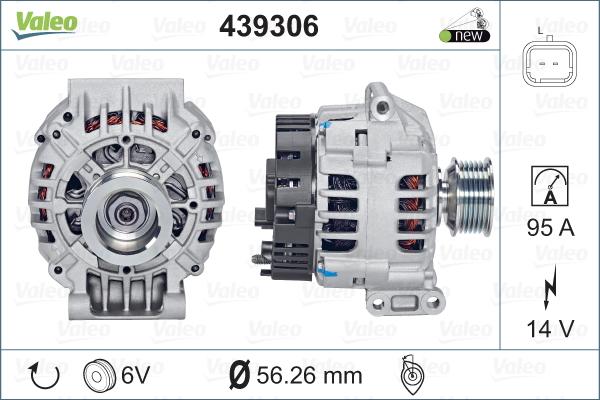 Valeo 439306 - Alternator furqanavto.az