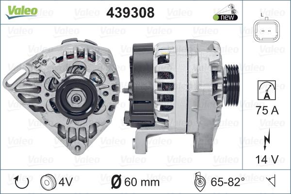 Valeo 439308 - Alternator furqanavto.az