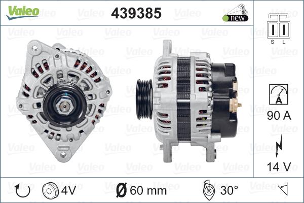 Valeo 439385 - Alternator furqanavto.az