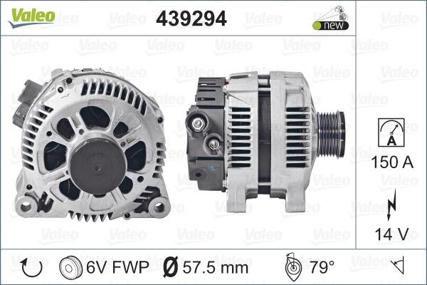 Valeo 439294 - Alternator furqanavto.az