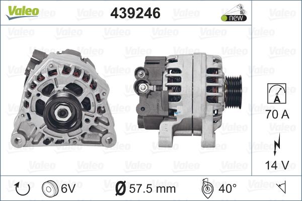 Valeo 439246 - Alternator furqanavto.az