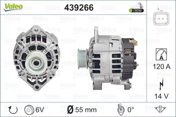 Valeo 439266 - Alternator furqanavto.az