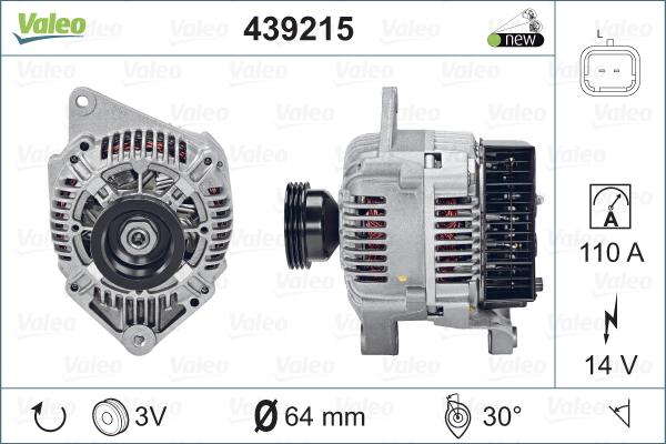 Valeo 439215 - Alternator furqanavto.az