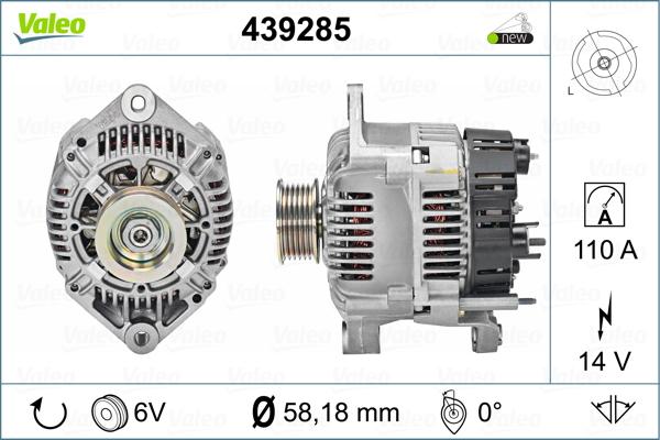 Valeo 439285 - Alternator furqanavto.az