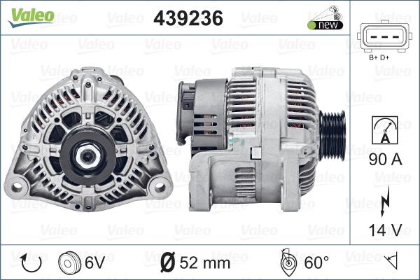 Valeo 439236 - Alternator furqanavto.az