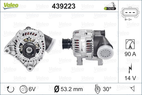 Valeo 439223 - Alternator furqanavto.az