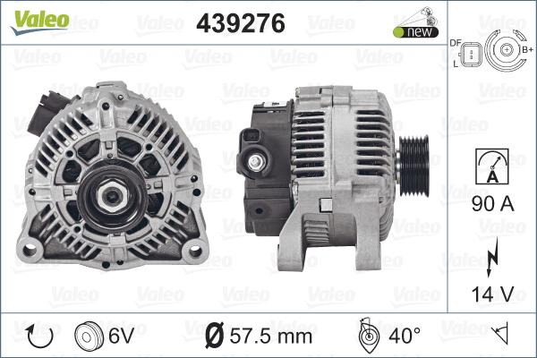 Valeo 439276 - Alternator furqanavto.az