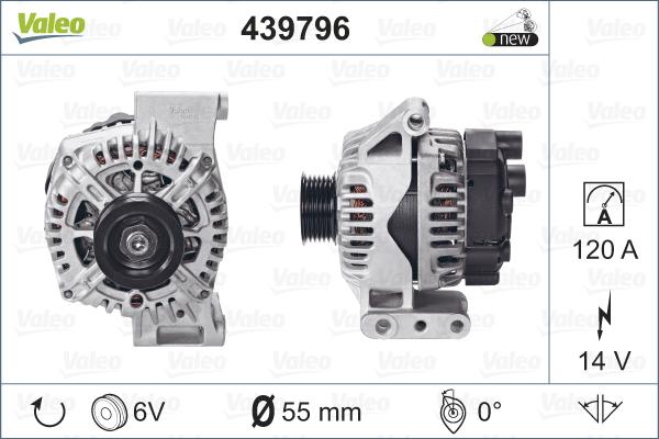 Valeo 439796 - Alternator furqanavto.az