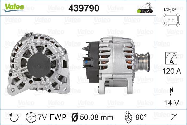 Valeo 439790 - Alternator furqanavto.az