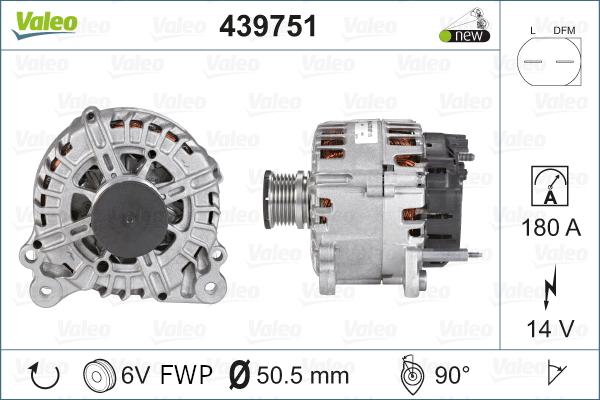 Valeo 439751 - Alternator furqanavto.az