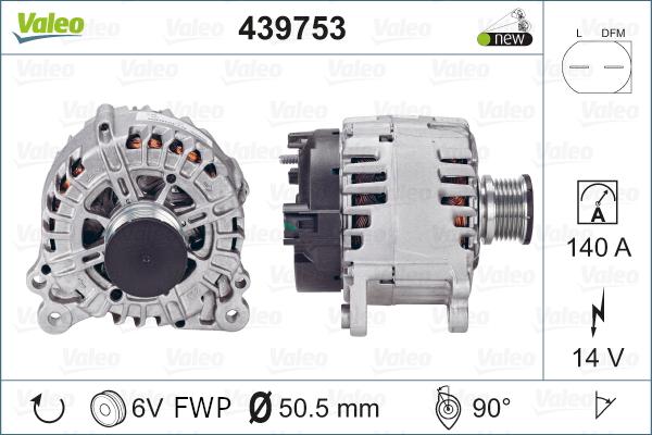 Valeo 439753 - Alternator furqanavto.az