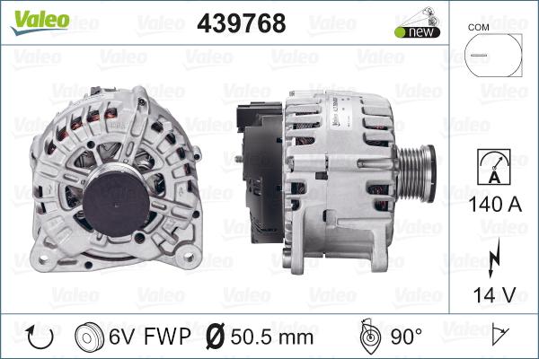 Valeo 439768 - Alternator furqanavto.az