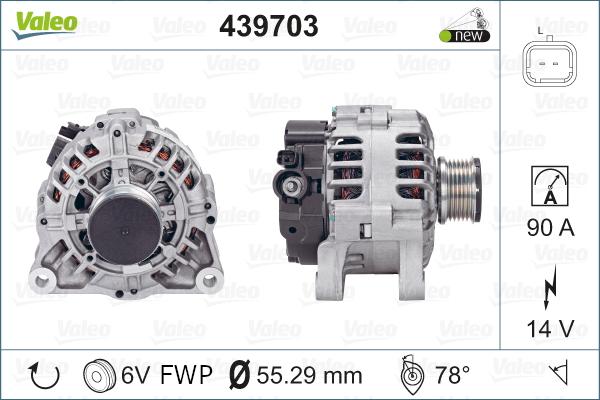 Valeo 439703 - Alternator furqanavto.az