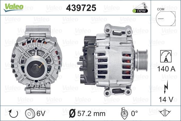 Valeo 439725 - Alternator furqanavto.az