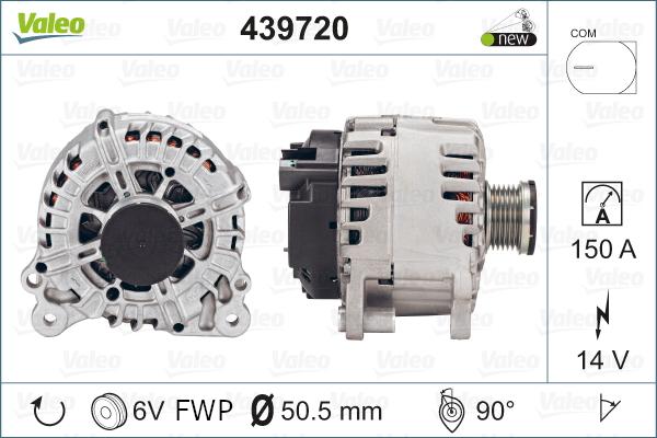 Valeo 439720 - Alternator furqanavto.az