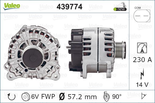 Valeo 439774 - Alternator furqanavto.az