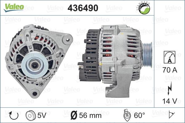 Valeo 436490 - Alternator furqanavto.az