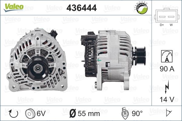 Valeo 436444 - Alternator furqanavto.az