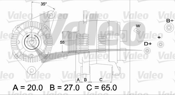 Valeo 436465 - Alternator furqanavto.az