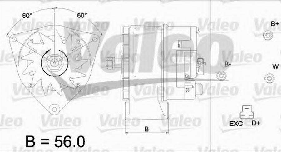 Valeo 436 419 - Alternator furqanavto.az