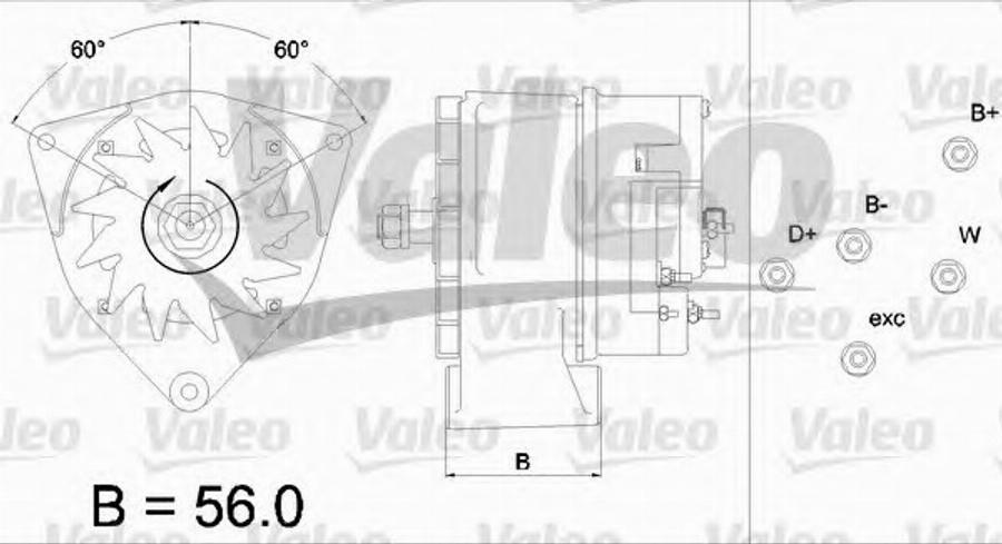 Valeo 436 414 - Alternator furqanavto.az