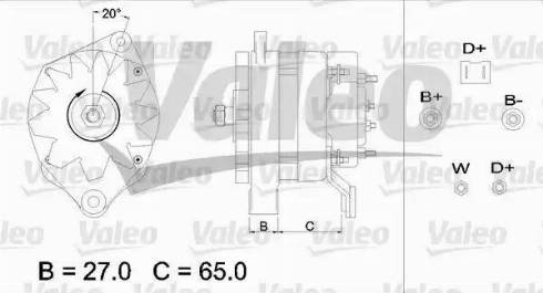 Valeo 436413 - Alternator furqanavto.az