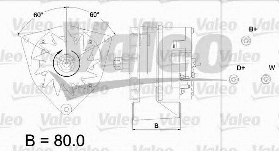 Valeo 436 423 - Alternator furqanavto.az