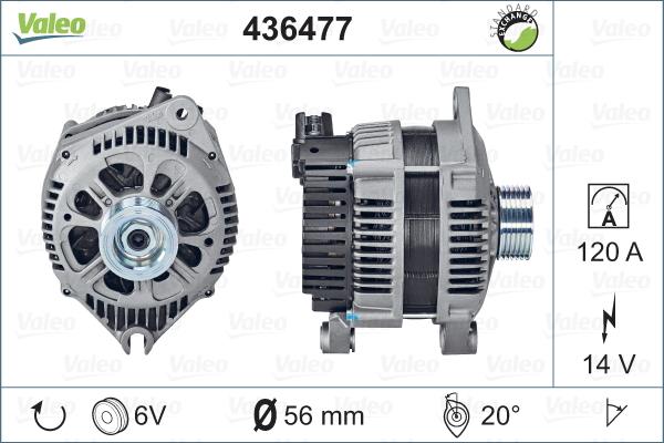 Valeo 436477 - Alternator furqanavto.az