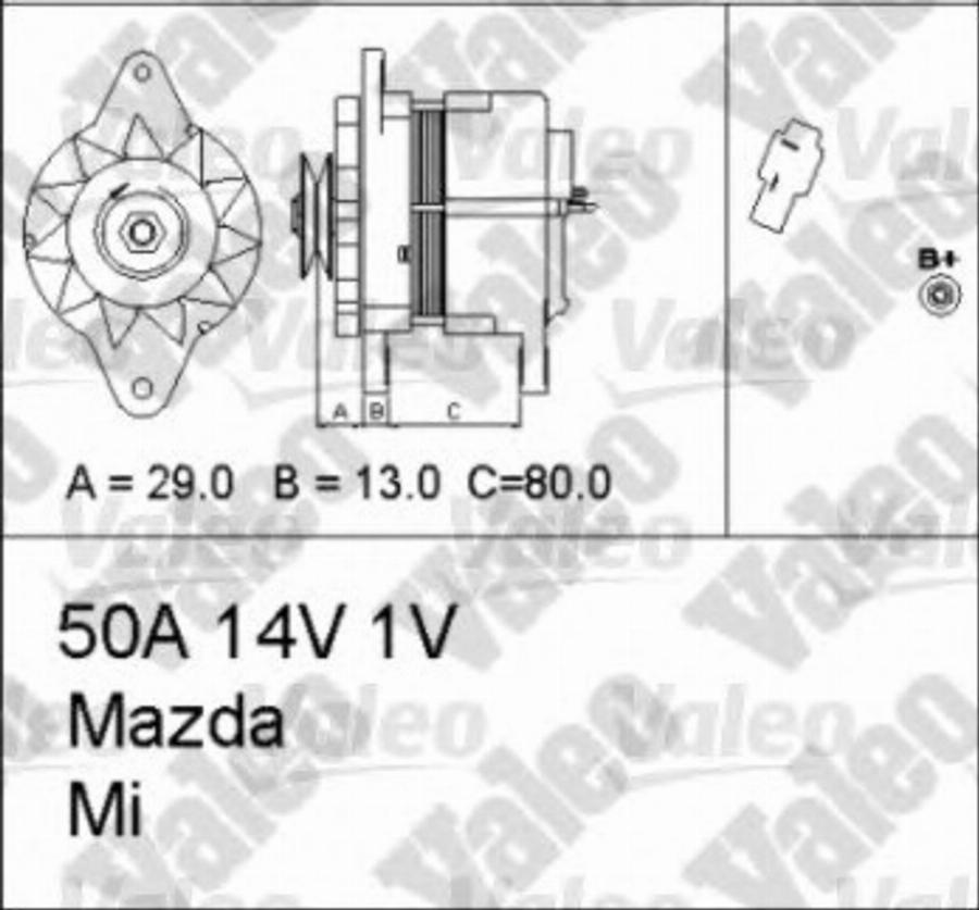 Valeo 436549 - Alternator furqanavto.az