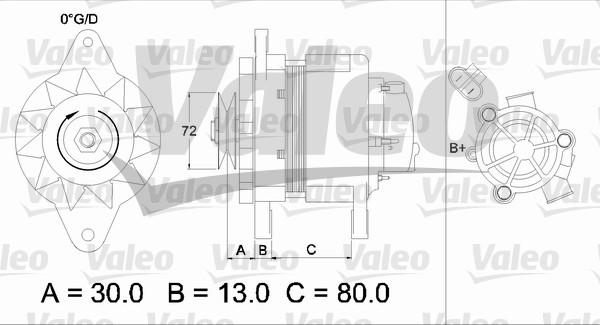 Valeo 436546 - Alternator furqanavto.az