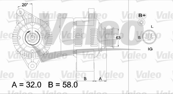 Valeo 436541 - Alternator furqanavto.az