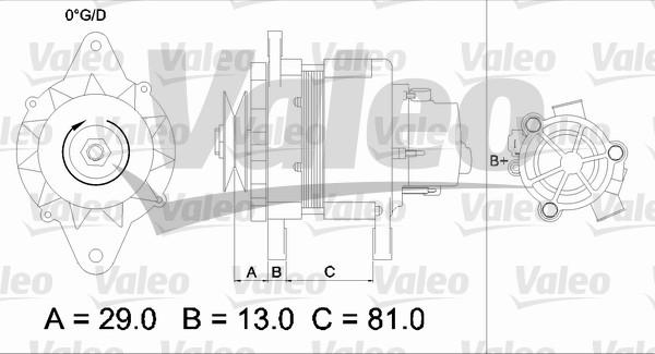 Valeo 436550 - Alternator furqanavto.az