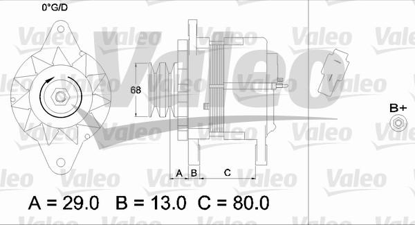 Valeo 436551 - Alternator furqanavto.az