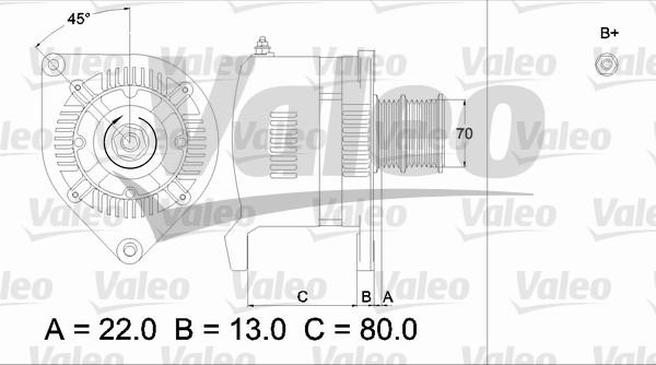 Valeo 436508 - Alternator furqanavto.az