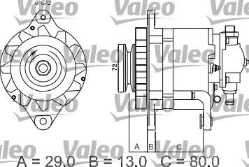 Valeo 436510 - Alternator furqanavto.az